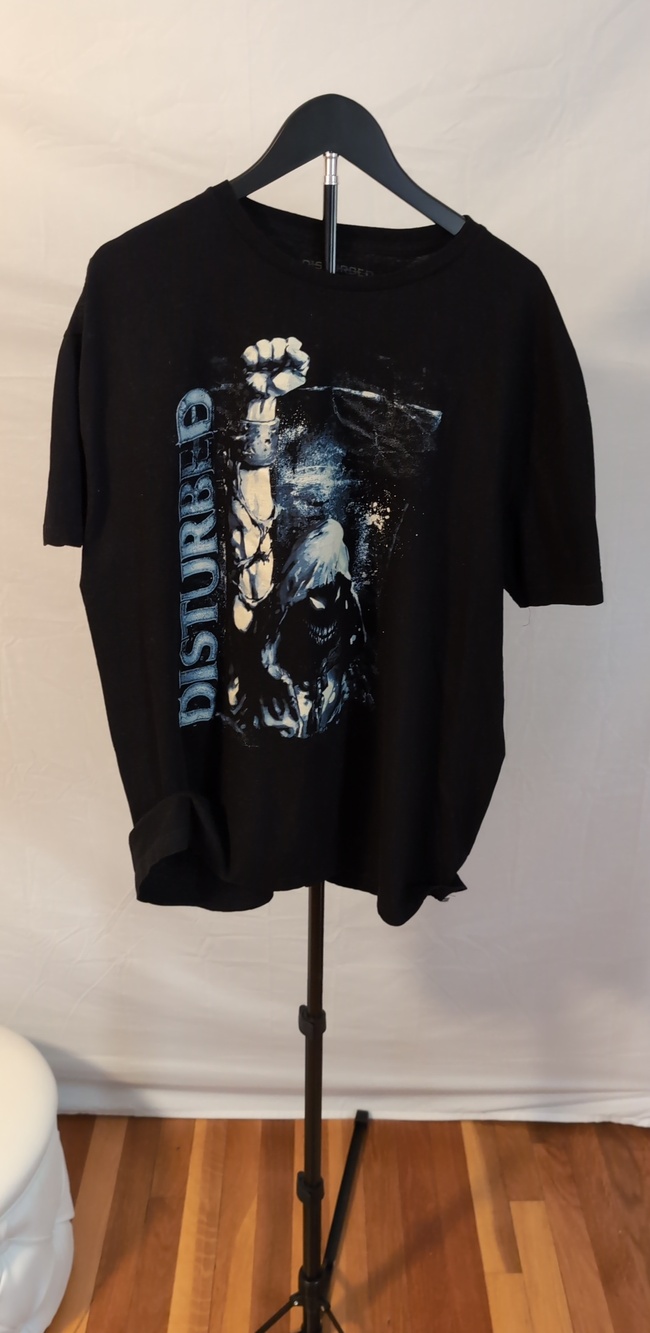 Disturbed "Up Yer Fist" Graphic Band T-Shirt - Men's 2XL
